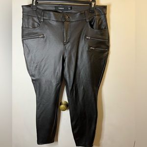 Torrid Faux Leather skinny pants